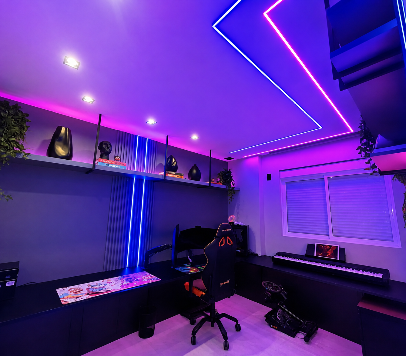 Projeto Luminotécnico Suíte Gamer
